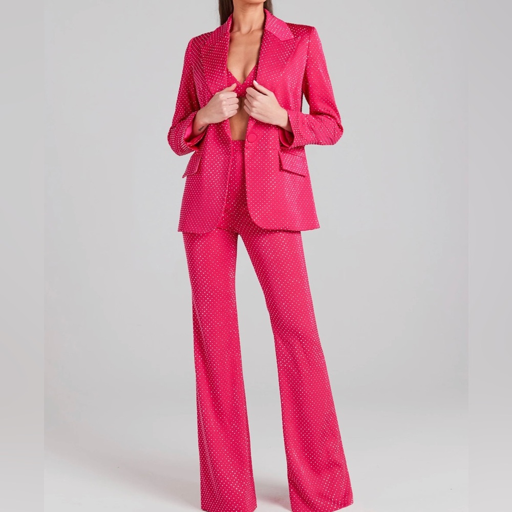 NWOT S/M Nadine Merabi blazer and pant set